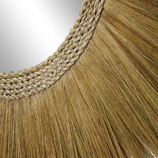 Brown Boho Style Sea Grass Wall Mirror, , alternate image number 5