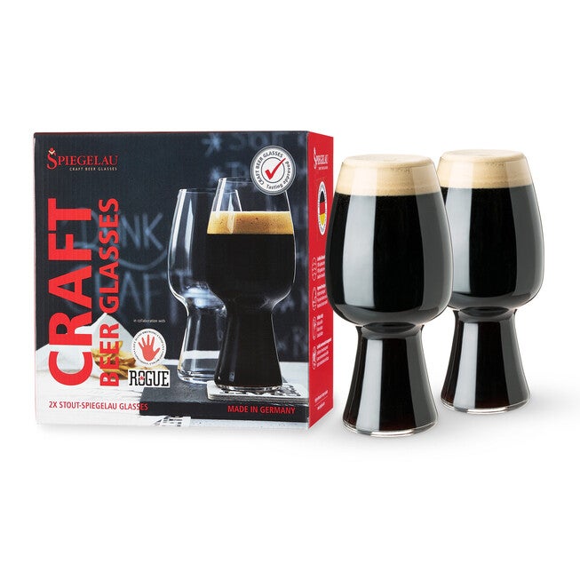 21 Oz Craft Stout Glass (Set Of 2), CLEAR, hi-res image number null