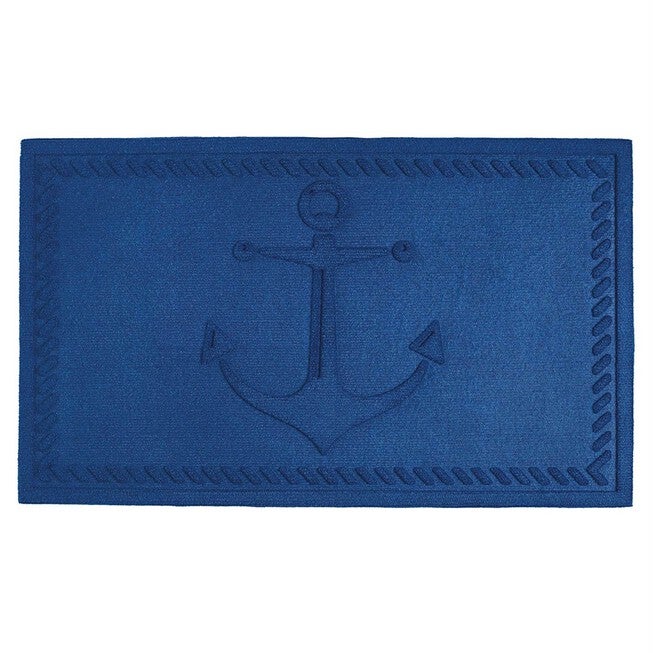 Blue Anchor Hog Mat 18X30 Floor Coverings, BLUE, hi-res image number null