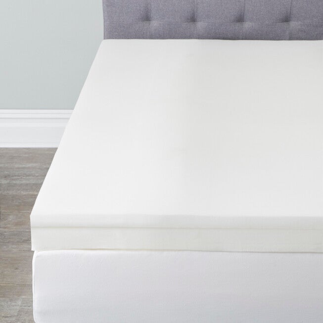 4 inches Invigorator Memory Foam Topper, WHITE, hi-res image number null