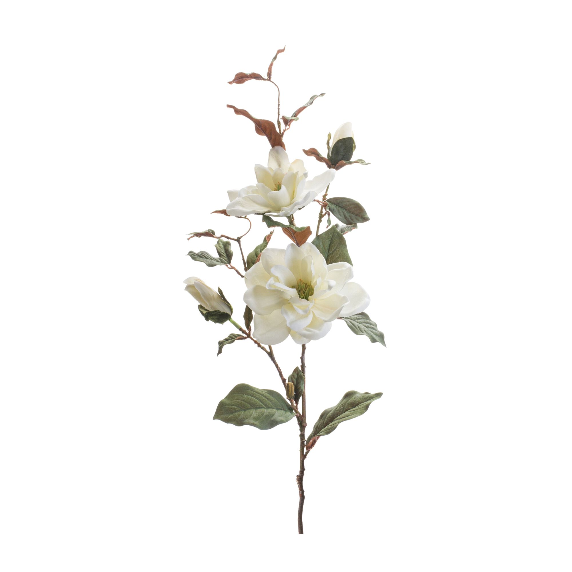 Magnolia Floral Spray (Set of 2), GREEN WHITE, hi-res image number 0