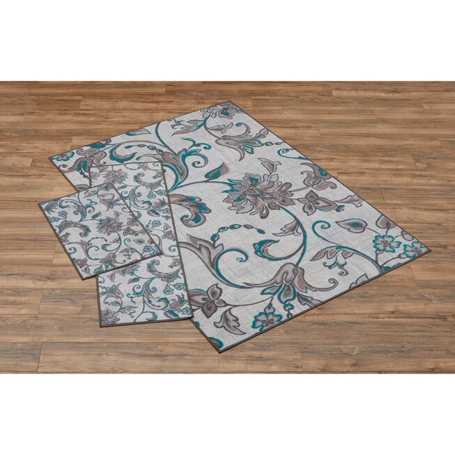3-pc Tayse Rug Collection, ISABELLE CREAM, hi-res image number 0