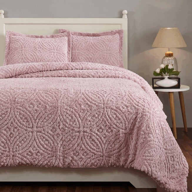 Wedding Ring Comforter Set Collection, PINK, hi-res image number 0