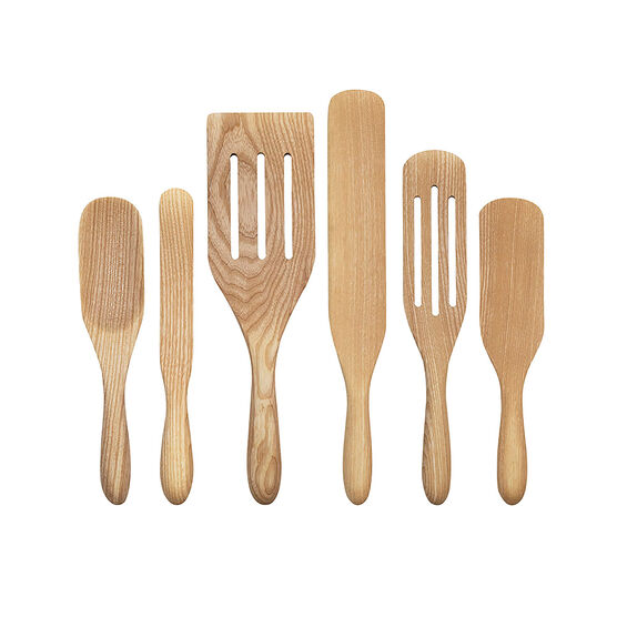 Mad Hungry Original 6-Piece Ash Wood Spurtle Set, , on-hover image number null