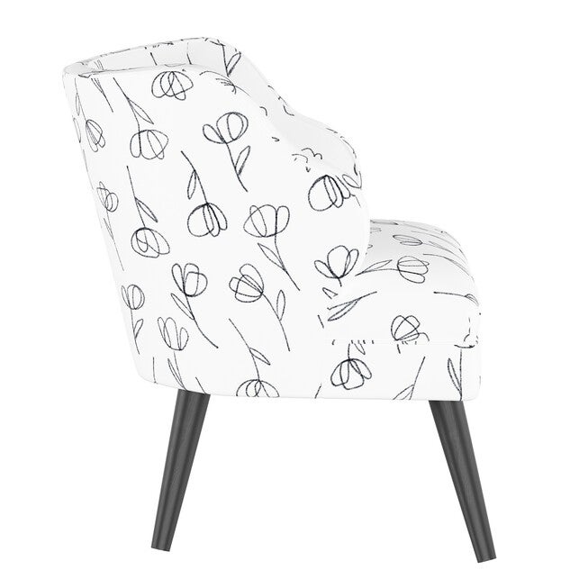 Contoured Tulips Modern Chair, , alternate image number 2