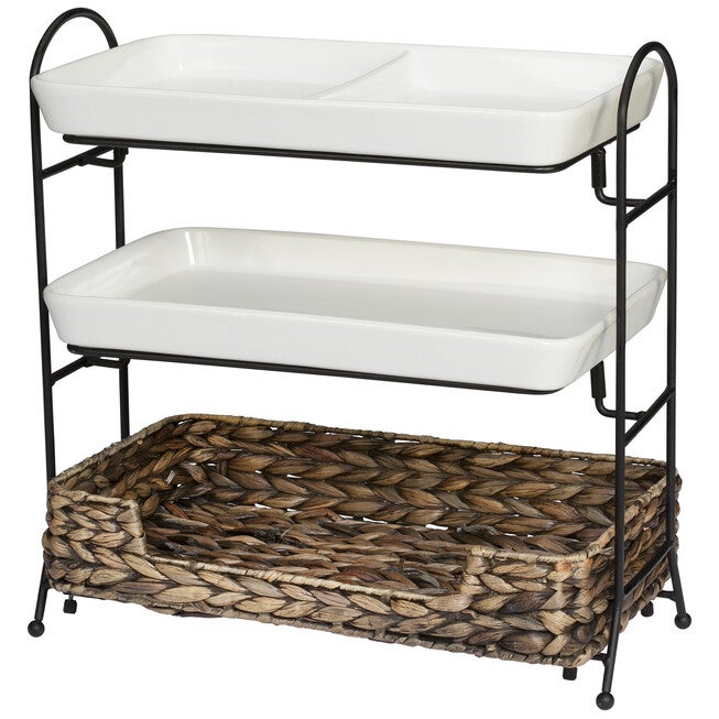 3 Tier Buffet Server, WHITE, hi-res image number null