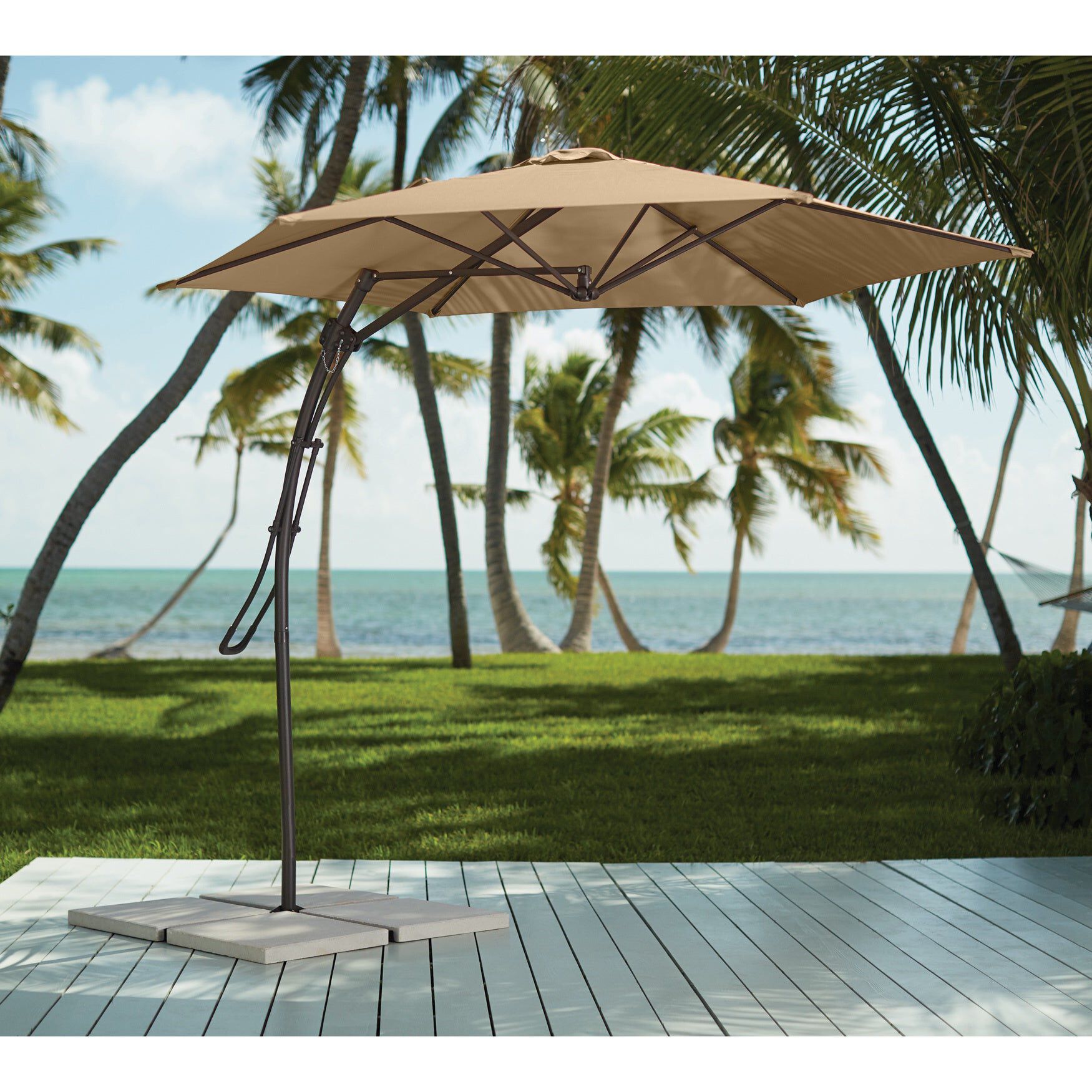 9' Easy Up Cantilever Umbrella