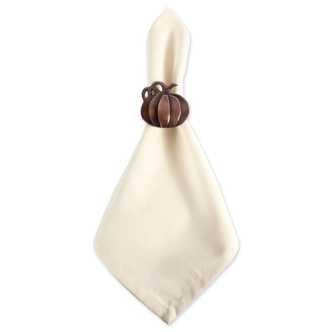 Harvest Pumpkin Napkin Ring, Set of 6, , alternate image number null