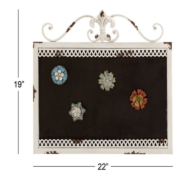 White Farmhouse Abstract Metal Wall Décor, , alternate image number 6