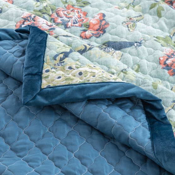 Pavona Velvet Garden Throw Blanket, , alternate image number null