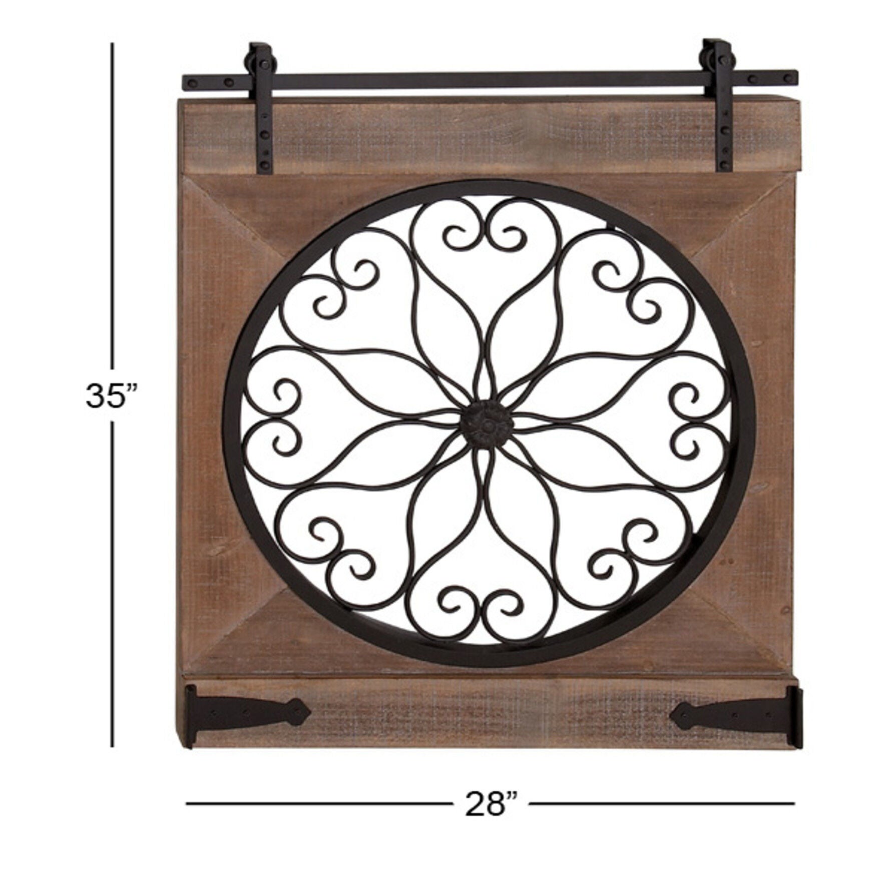 Brown Rustic Ornamental Wood Wall D&eacute;cor, , alternate image number 5