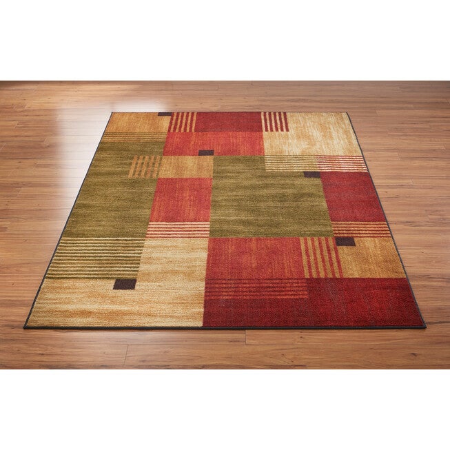 Non-Skid 5’ x 8’ Loop Area Rug, ALLIANCE, hi-res image number null