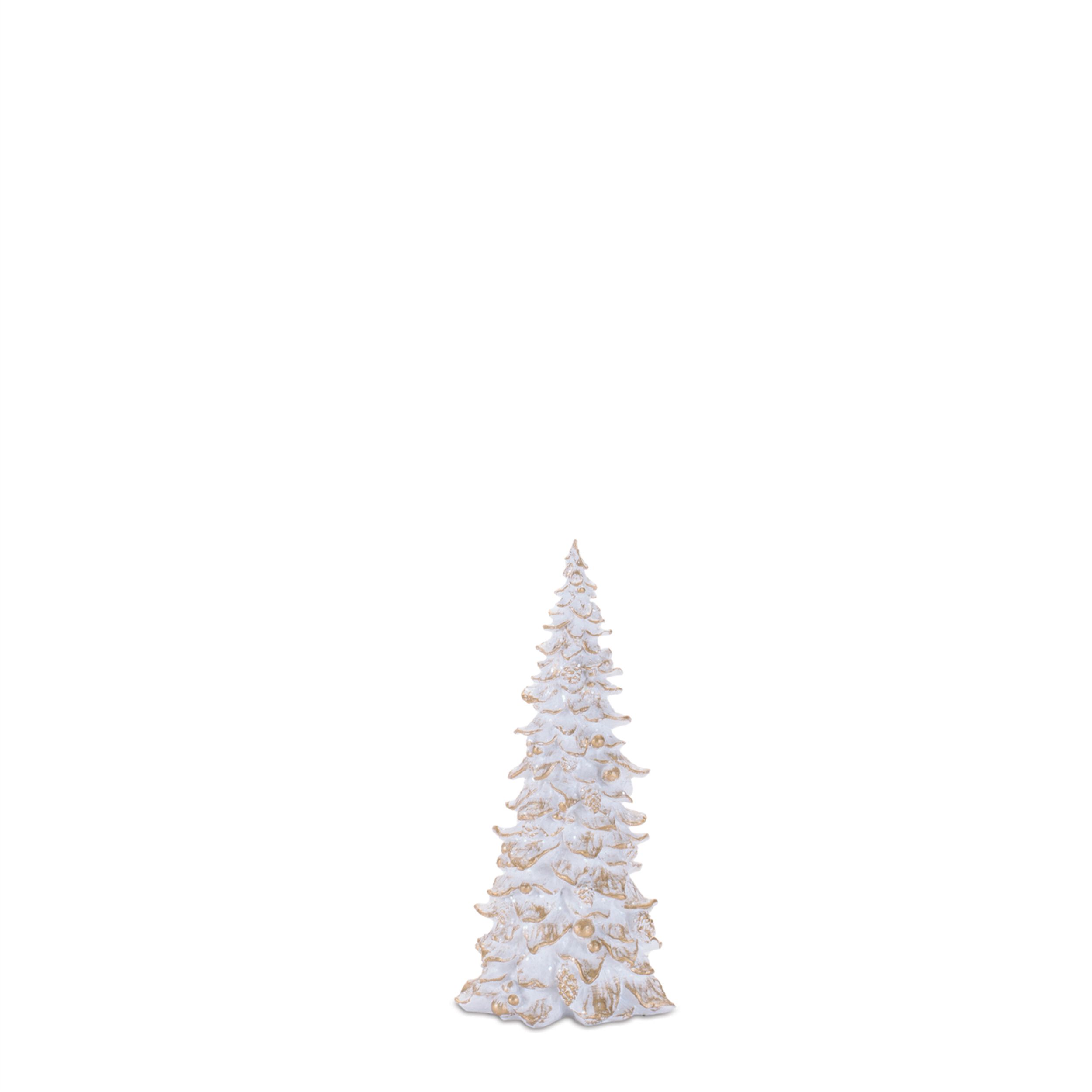 Embossed Christmas Tree (Set of 3), WHITE GOLD, alternate image number 5