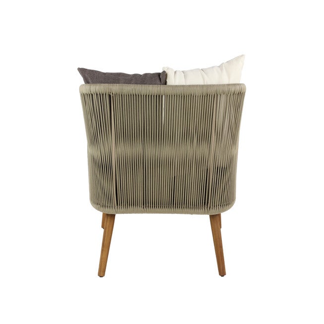 Grey Metal Modern Outdoor Chair, , on-hover image number 1