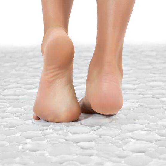 Dottie Non-Slip Bathtub and Shower Mat with Drain Holes, Clear, , alternate image number null