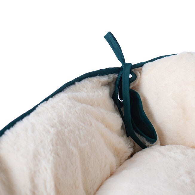 Pet Bed & Mat, Luxury soft Dog Cushion, Laurel Green/Ivory, X-Large, , alternate image number 7