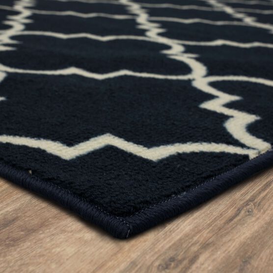 Fancy Trellis Navy 2' 6" X 3' 10", , on-hover image number null