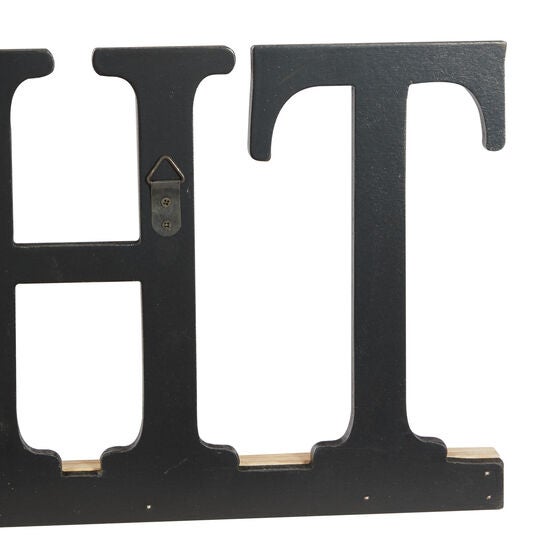 Black Wood Traditional Wall Decor, , on-hover image number null