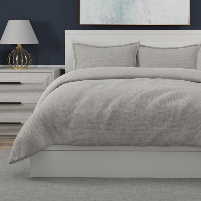 Portico Crossed Matelasse 3 Piece Comforter Set Comforter Set, , alternate image number null