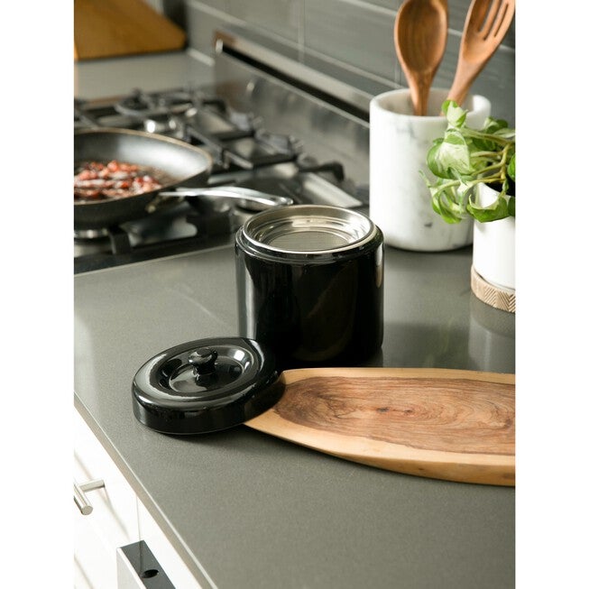 Ceramic Grease Keeper - Black, , alternate image number null