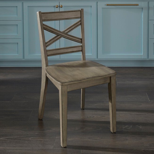 Mountain Lodge Pair of Dining Chairs , MULTI GRAY, hi-res image number 0