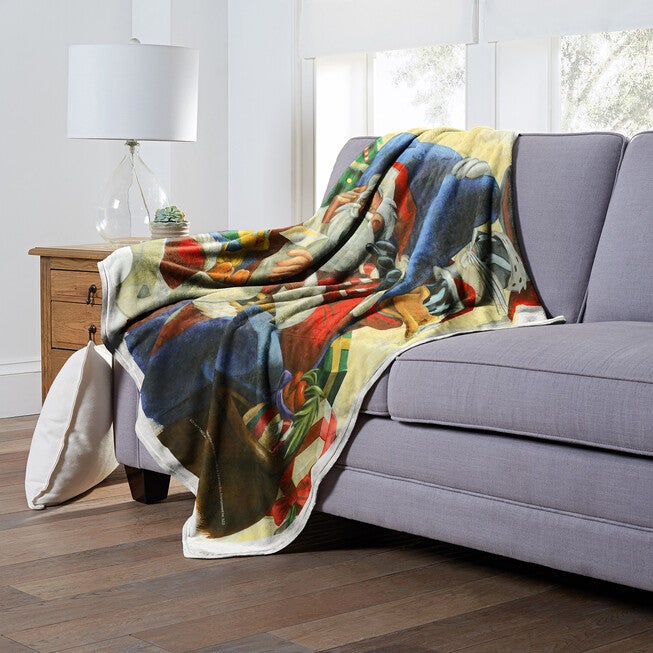 Wb Looney Tunes Check It Twice Silk Touch Throw, , alternate image number null