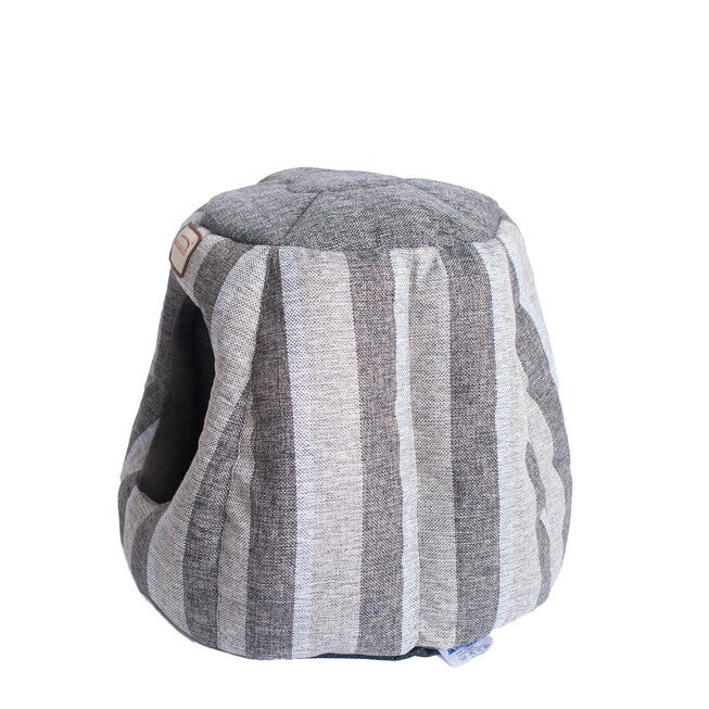 Cat Cave Bed, Gray and Silver, , alternate image number 4