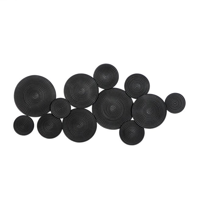 Cosmoliving By Cosmopolitan Black Metal Wall Decor, BLACK, hi-res image number 0
