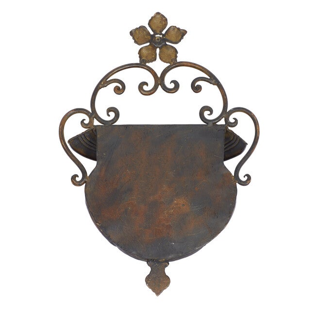 Dark Brown Iron Traditional Planter, , on-hover image number 1