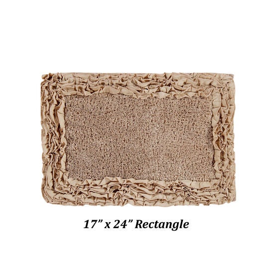 Shaggy Border Bath Rug Mat, 5 Pc Set 39283, , on-hover image number null