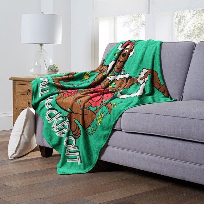 Wb Scooby Doo All Decked Out Silk Touch Throw Blanket, , alternate image number 3