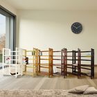 3-Shelf Folding Stackable Bookcase 27.5" Wide-Espresso, , alternate image number null