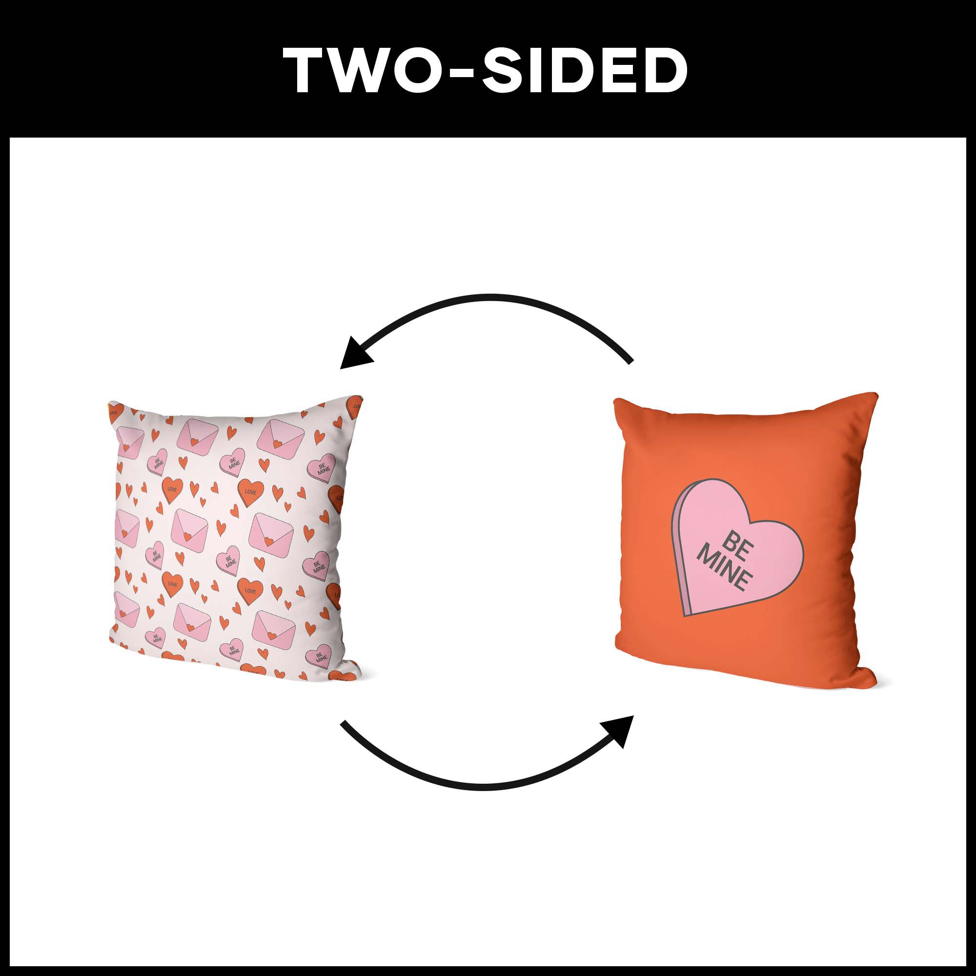 Valentine's Day Send My Love Throw Pillow 18X18 Inches, SEND MY LOVE, alternate image number 5