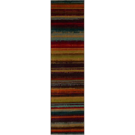 Boho Stripe Multi 2' X 8', MULTI, hi-res image number null