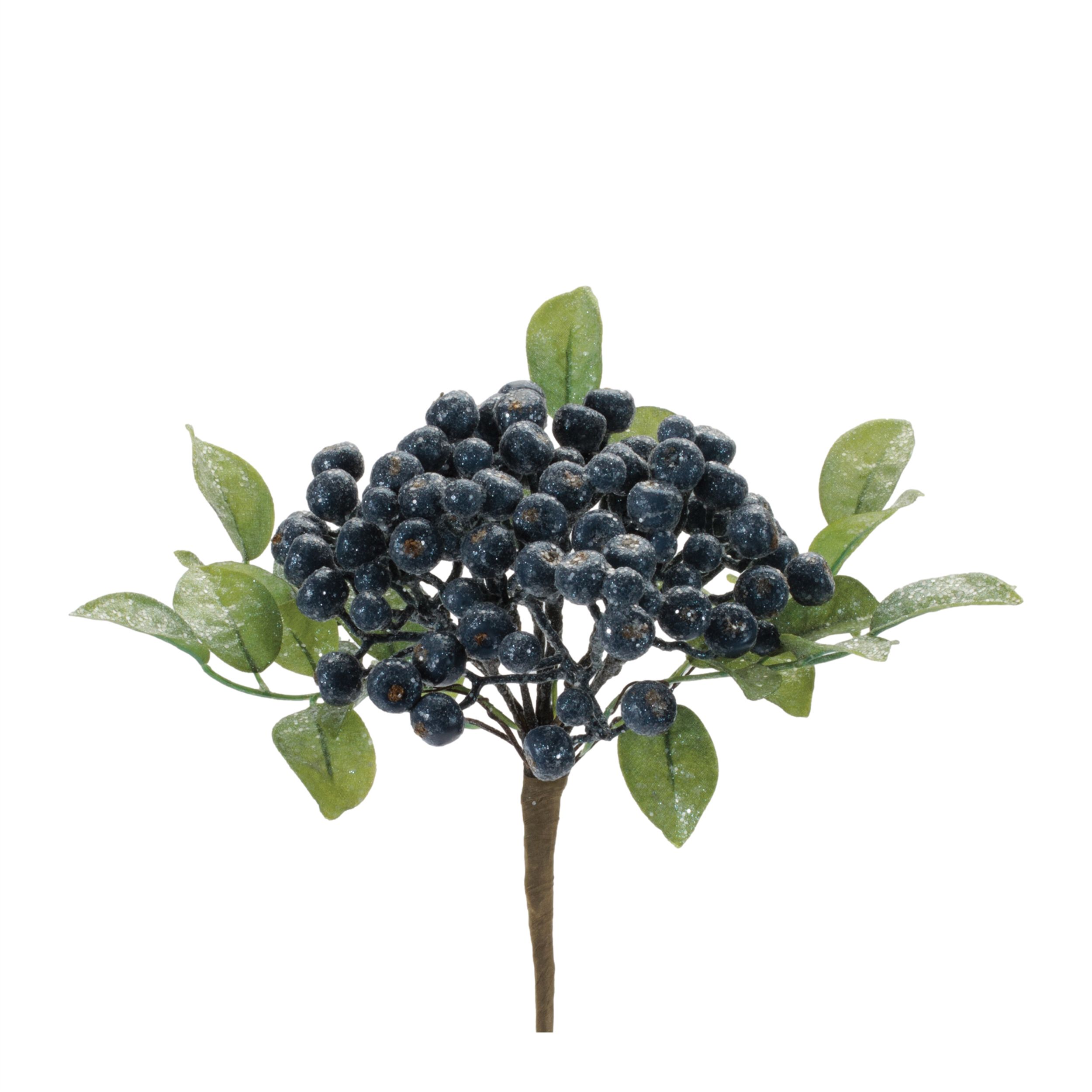 Frosted Berry Cluster (Set of 2), BLUE GREEN, hi-res image number 0