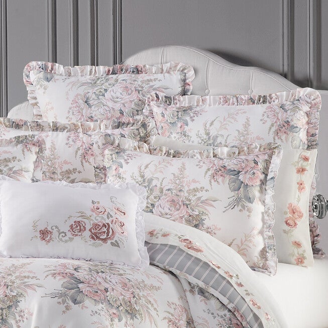 Estelle Blush Euro Sham, BLUSH, alternate image number 1