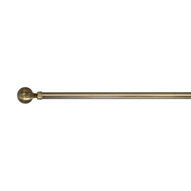Versailles' Lexington Ball Rod Set (86in - 144in), BRASS, hi-res image number 0
