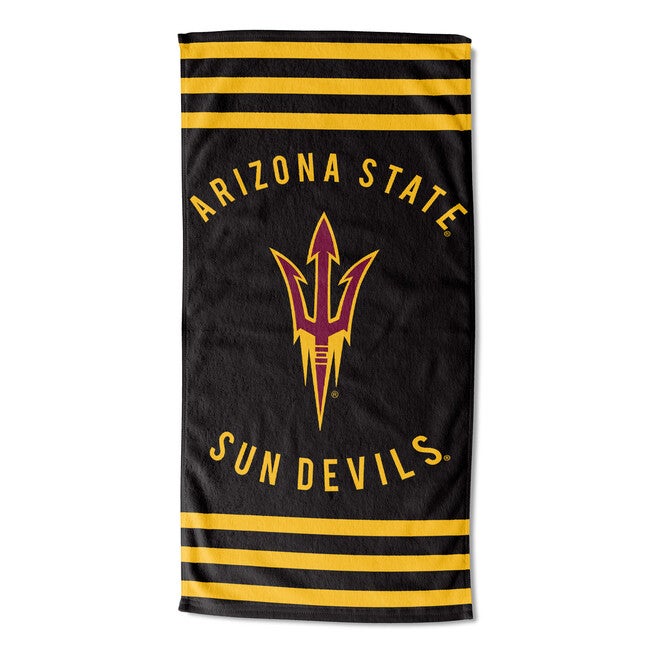 Arizona State Stripes Beach Towel, MULTI, hi-res image number null