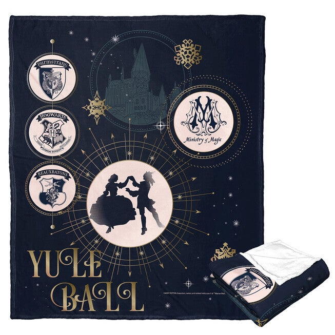 Wb Harry Potter Yule Ball Silk Touch Throw, O, hi-res image number 0