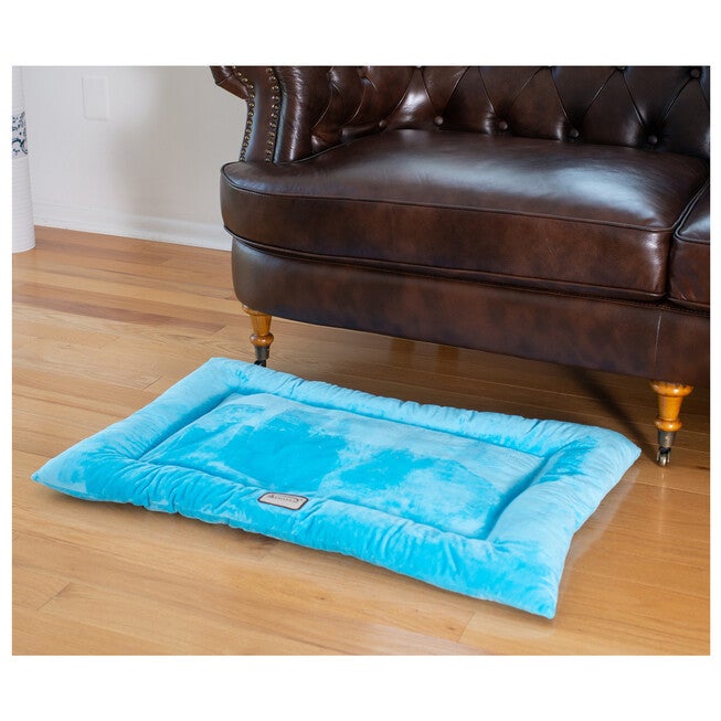 Medium Pet Bed Mat , Dog Crate Soft Pad With Poly Fill Cushion, , alternate image number 2