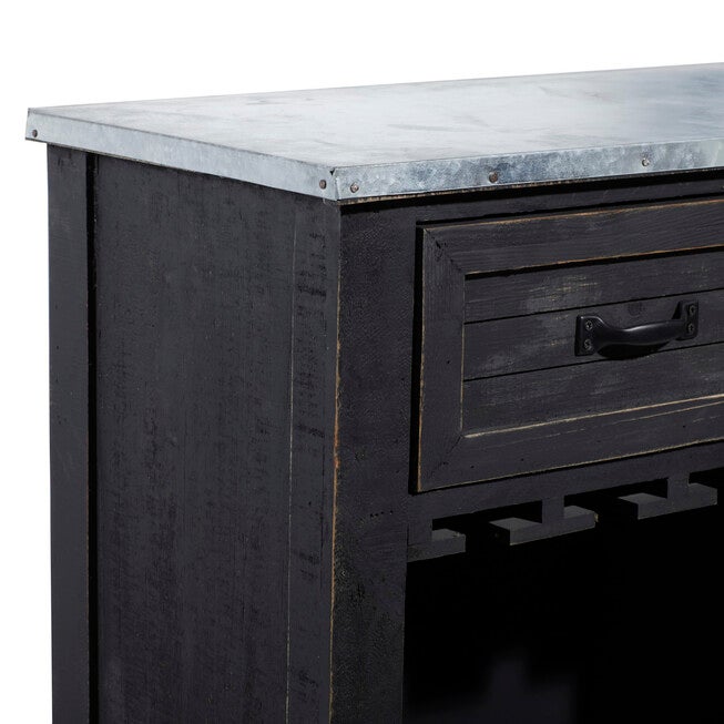 Black Farmhouse Wood Wine Storage, 36 x 32, , alternate image number 8