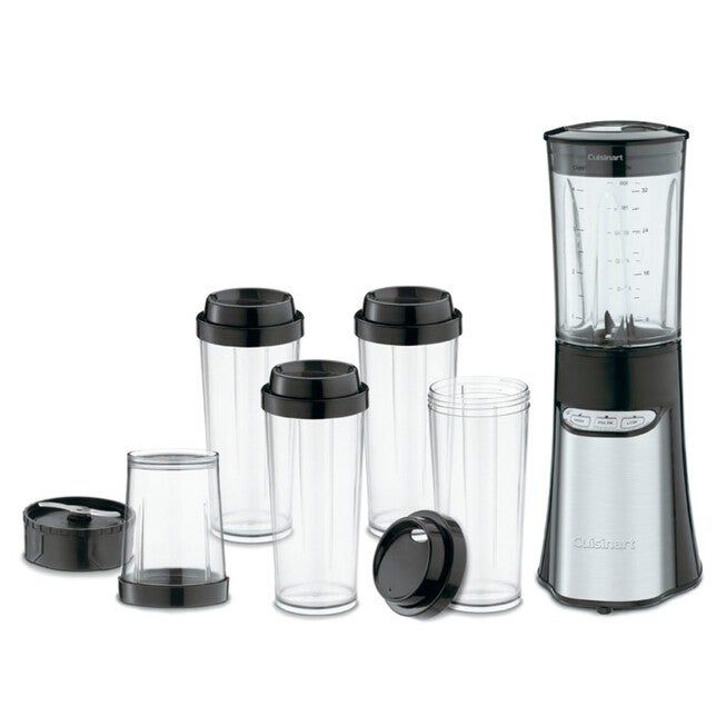 SmartPower 15-Pc. Compact Portable Blending/Chopping System, BRUSHED CHROME, hi-res image number null