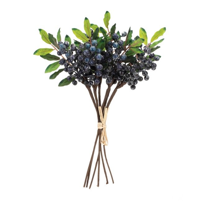 Blue Berry Foliage Bundle (Set of 2), BLUE GREEN, alternate image number 1