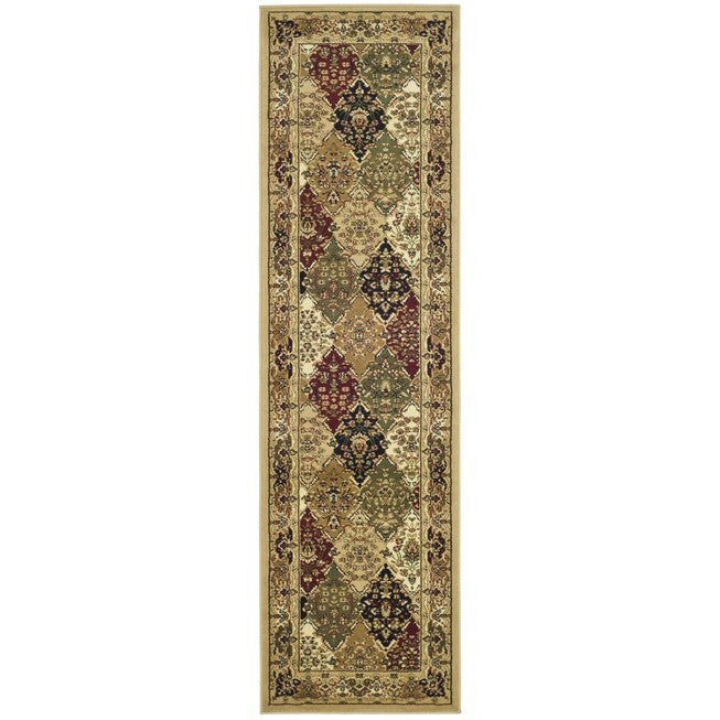 Lyndhurst 221 Multi / Beige 2'-3 inches X 6' Runner Rug, MULTI BEIGE, hi-res image number null