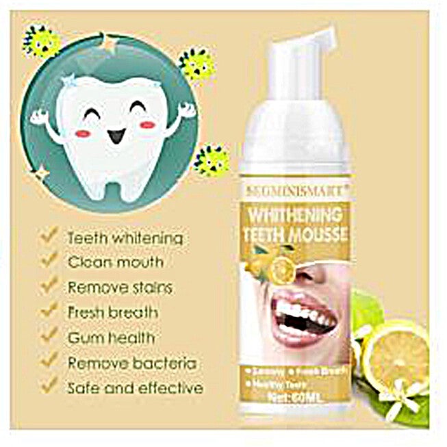 Total White Foam Toothpaste Lemon Flavored *3 Pack* Oral Care, , alternate image number null