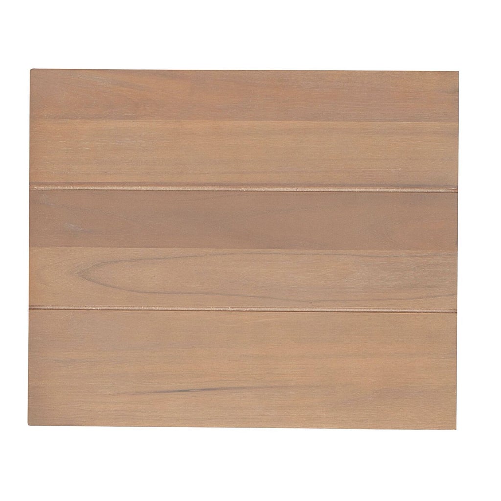 Wooden slatted tabletop panel