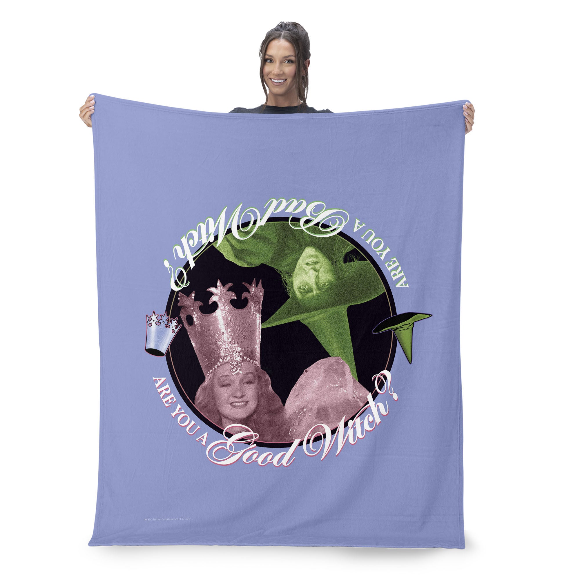 Warner Bros. The Wizard of Oz Good Witch Silk Touch Throw Blanket 50x60 Inches, WICKED THROW, on-hover image number 1