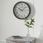 Brown Vintage Metal Wall Clock, , alternate image number null