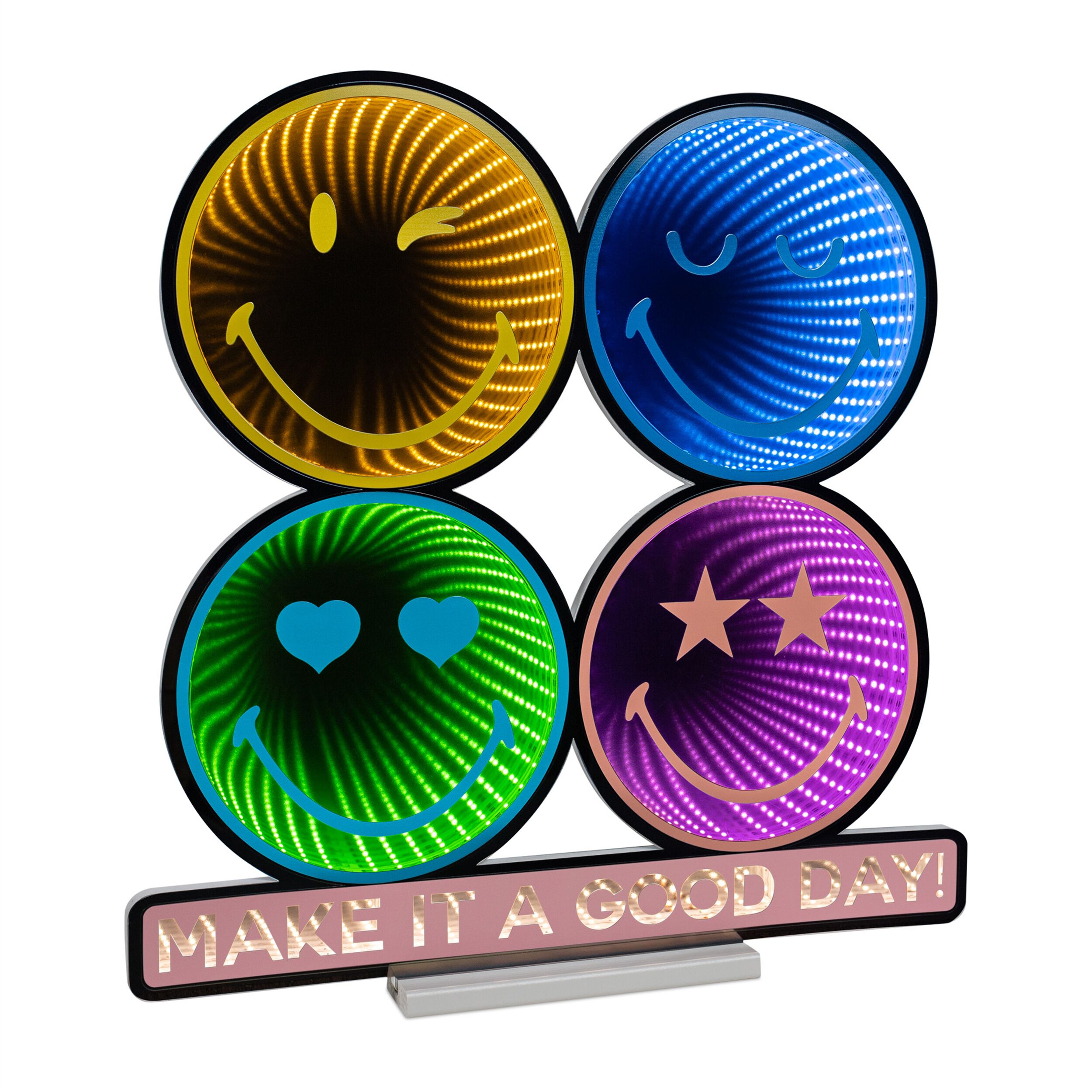 SmileyWorld(R) Good Day Ekkolight 24 inchesH, MULTICOLORED, hi-res image number 0