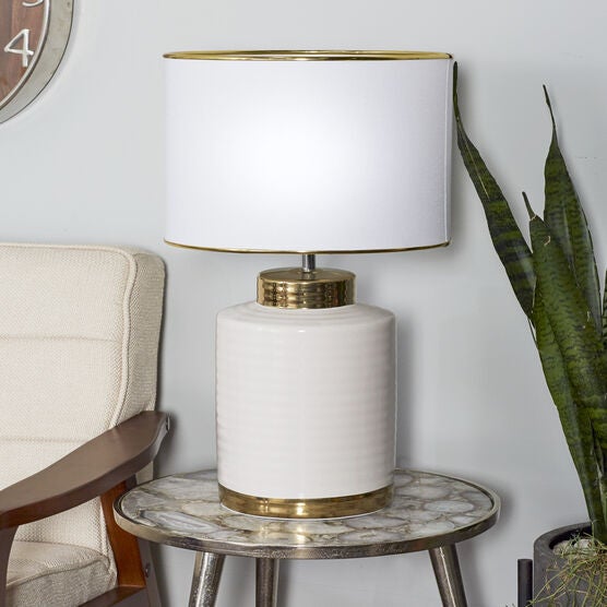 Cosmoliving By Cosmopolitan Ceramic Table Lamp, , alternate image number null